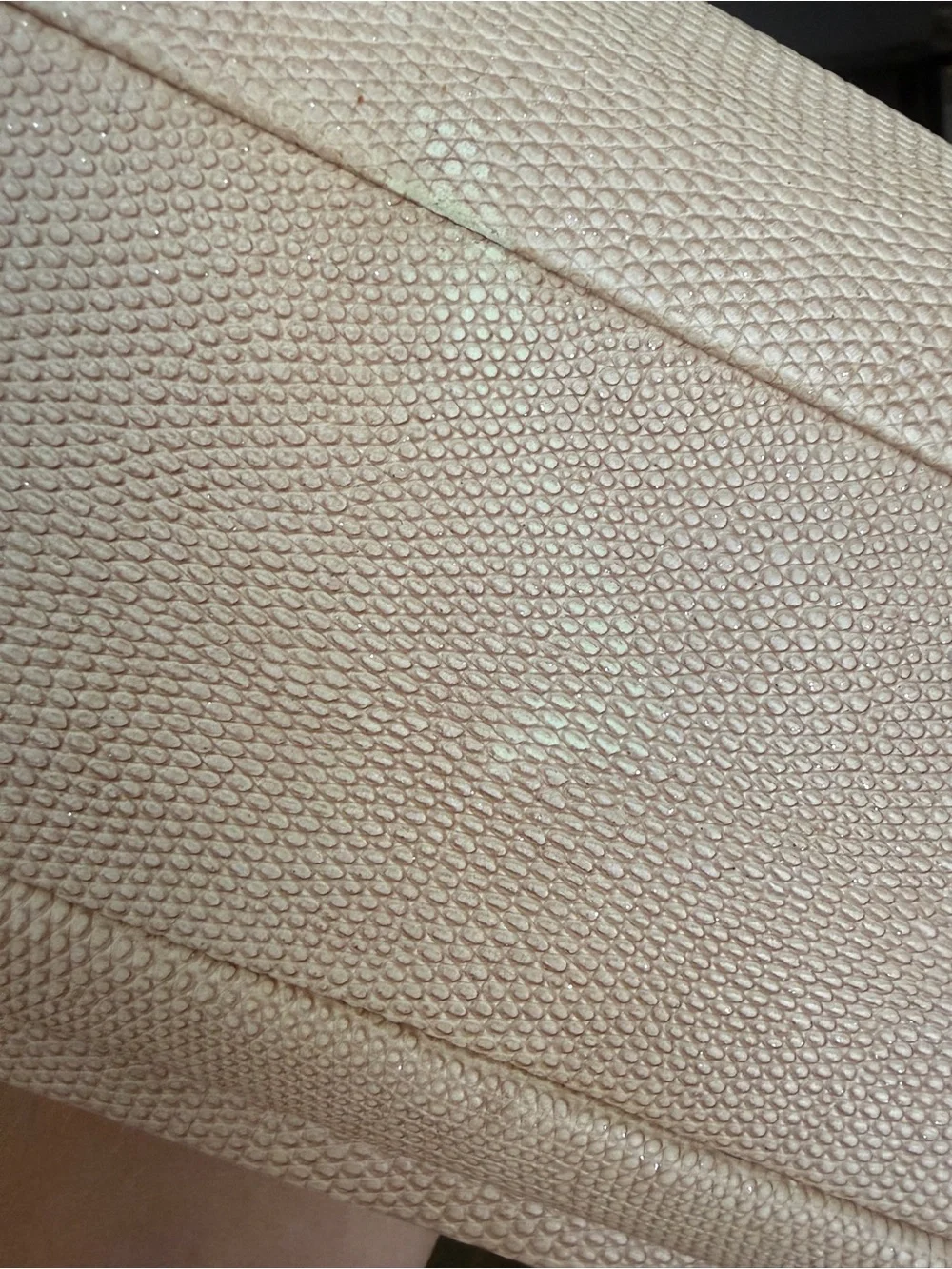 Coach Satchel Bag Beige Gold Shimmer Glitter Buff 26324 Madison Sadie Flap